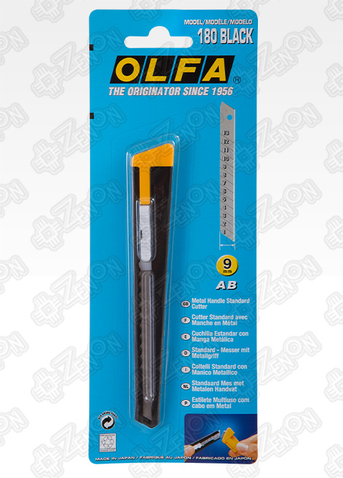 Стандартный нож OLFA (Олфа) 180 BLACK