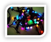 TWINKLE-LIGHT светодиодные шарики, RGB
