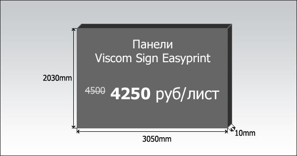 Панели Viscom Sign Easyprint