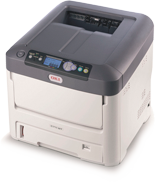 Цветной светодиодный принтер с белым тонером формата A4 OKI C711WT