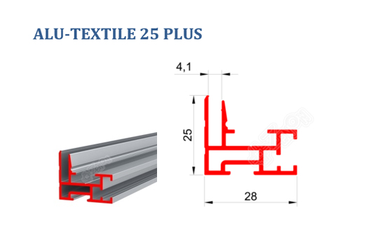 Профиль ALU-TEXTILE 25 PLUS