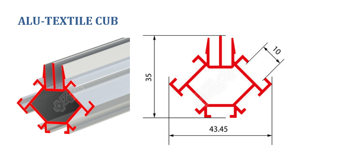 Alu-Textile Cube