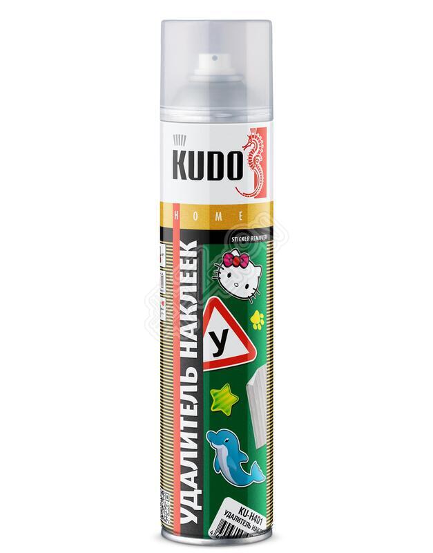 Спрей-очиститель Kudo удалитель наклеек для снятия остатков клея и лент .