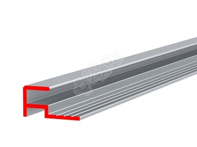 Алюминиевый профиль мебельный торцевой
