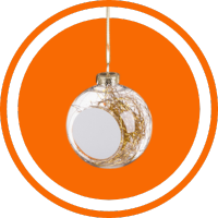 Шары с мишурой внутри