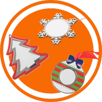 Снежинка, вставка d=42 мм