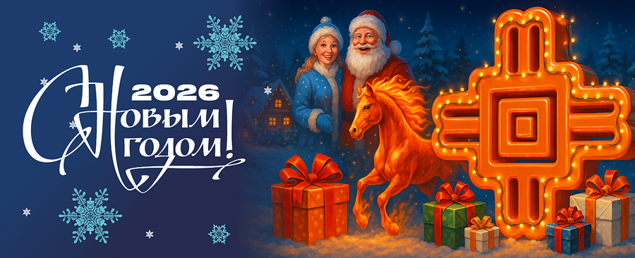 Поздравляем с Новым годом и Рождеством!