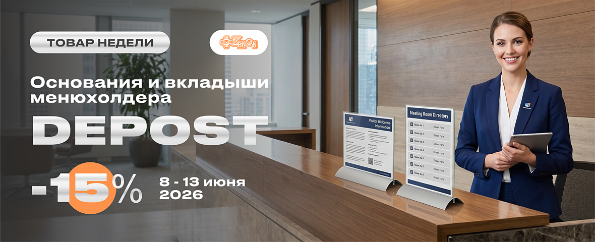 Товар недели: менюхолдеры Depost