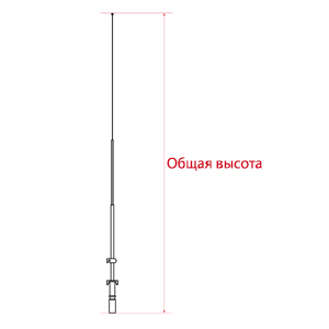 ОБЩАЯ ВЫСОТА МАЧТЫ