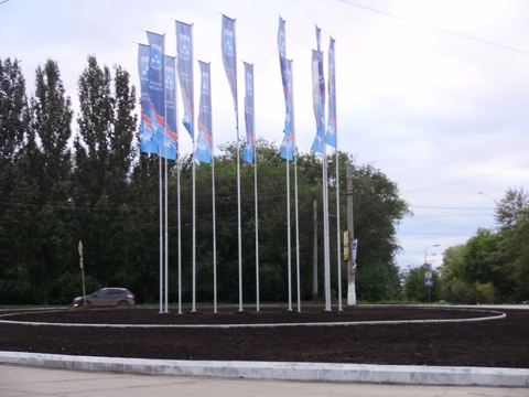 Алюминиевый секционный флагшток