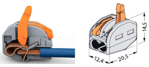 Клемма Wago серии 222-412
