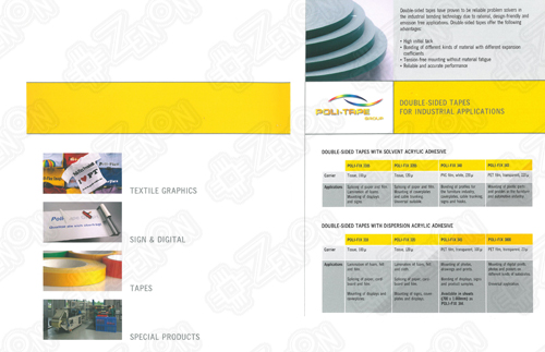 Каталог Лент и пленок POLI-TAPE