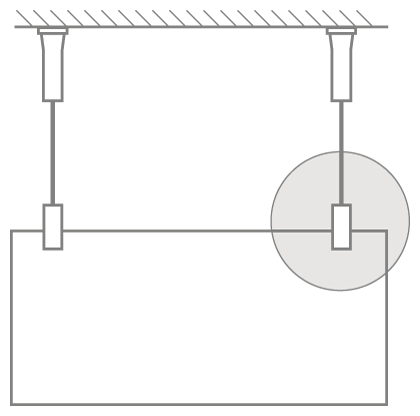 Крепление для табличек из высококачественной стали