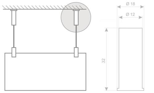 Крепление для табличек из высококачественной стали