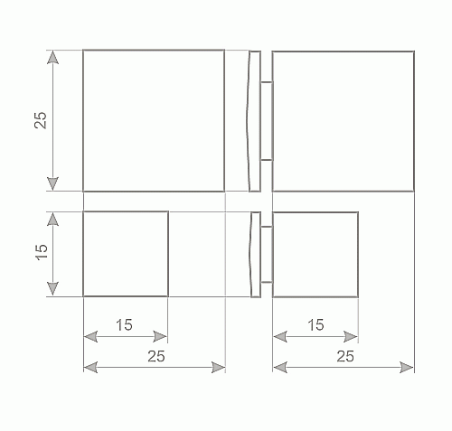 Крепление для табличек из высококачественной стали модель LIVERPOOL