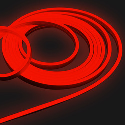 Гибкий неон Infinilite постоянного свечения 12 В Т2, 6 х 12 мм, 120 LED/м, 50 м, шаг резки 8.3 мм, цвет LED красный