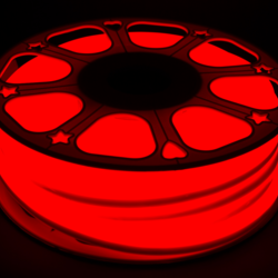 Гибкий неон Infinilite постоянного свечения 24 В, 8 х 16 мм, 108 LED/м, 20 м, шаг резки 111 мм, цвет красный