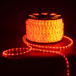 Светодиодный шнур (дюралайт) Infinilite LC фиксинг, d=13 мм, 36 LED/м, IP65, шаг резки 1 м, цвет LED красный