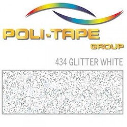 Термопленка POLI-FLEX, серия PERFORM, 4334 - белый глиттер, 80 мкм, 0.50 х 10 м