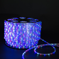 Световой шнур триколор динамичн. d=13.0 мм, IP65, 36LED / м, проз.ПВХ, шаг 2м, LC