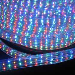 Световой шнур (дюралайт) INFINILITE чейзинг, 17.5 х 11 мм, 36 ламп/м, IP65, шаг резки 1 м, цвет ламп мультиколор