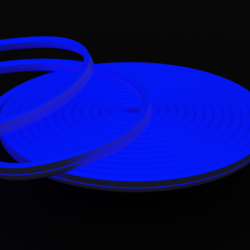 Гибкий неон Infinilite постоянного свечения 12 В, 6 х 12 мм, 100 LED/м, 5 м, шаг резки 10 мм, цвет синий