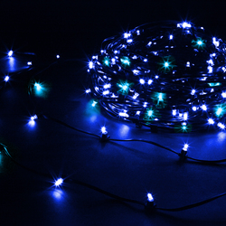 Светодиодный клип-лайт Infinilite BN DOUBLE 12 В, шаг 15 см, с эффектом медленного мерцания, цвет LED основной синий, каждый 6ой LED синий / голубой