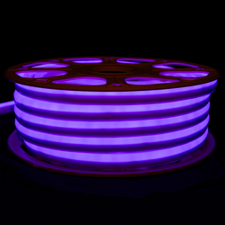 Гибкий неон =24V фиолет. IP67 8х16мм 108SMD 2835 8 W/м (к.20м), проз.ПВХ, шаг11см