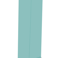 Роллерный стенд JUST Roll ЭКОНОМ (Тип E), рекламное поле 100 х 200 см