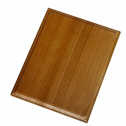 Плакетка ламинированный МДФ, А4, 23 х 30 см, цвет орех (для пластины 195 х 265 мм)