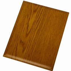 Плакетка ламинированный МДФ, А5, 15 х 20 см, цвет мореный дуб (для пластины 115 х 165 мм)