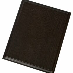 Плакетка ламинированный МДФ, А5, 15 х 20 см, цвет черное дерево (для пластины 115 х 165 мм)