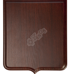 Плакетка ламинированный МДФ, Геральдика, в форме герба, 20 х 24 см, цвет вишня