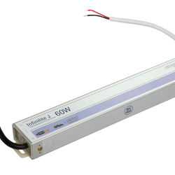 Блок питания   60W IP67 INFINILITE J =24V DC, ток   2.50A, влагозащ., металл, 253х40х22 мм
