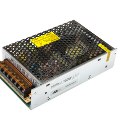 Блок питания 150W IP20 INFINILITE J =12V DC, ток 12.50A, интерьер., металл, 160х98х38 мм