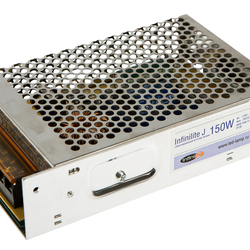 Блок питания 150W IP20 INFINILITE J =24V DC, ток 6.25A, интерьер., металл, 160х98х38 мм