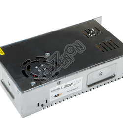 Блок питания 360W IP20 INFINILITE J =12V DC, ток 30.00A, интерьер., металл, 215х114х49 мм