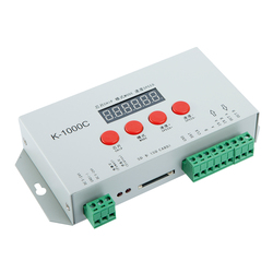 Контроллер для пикселей 5-24V, max 2048шт, IP20, прогр. / K-1000C со слотом для SD карты