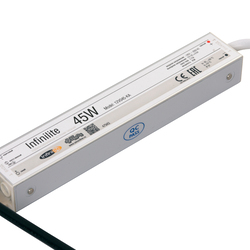 Блок питания   45W IP67 INFINILITE J =12V DC, ток   3.75A, влагозащ., металл, 190х29х21 мм