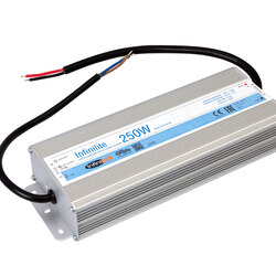Блок питания 250W IP67 INFINILITE J =24V DC, ток 10.4A, влагозащ., металл, 252х90х45 мм