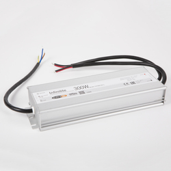 Блок питания 300W IP67 INFINILITE J =12V DC, ток 25.00A, влагозащ., металл, 257х90х40 мм