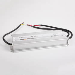 Блок питания 360W IP67 INFINILITE J =12V DC, ток 28,33A, влагозащ., металл, 257х90х40 мм
