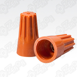 Соединительный зажим изолирующий СИЗ-3 ,оранж.,скрутка 3 - 5.5 мм², в форме напёрстка