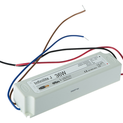 Блок питания   36W IP67 INFINILITE J =12V DC, ток   3.00A, влагозащ., пластик,148х40х30 мм