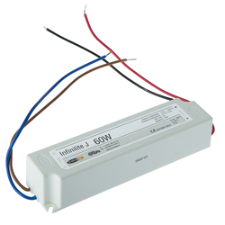Блок питания   60W IP67 INFINILITE J =12V DC, ток   5.00A, влагозащ., пластик,166х42х34 мм