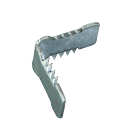 Уголок крепежный L04 для багетного ПВХ профиля DECO-FRAME типа ВD9, D6, ВВ, ВР-3