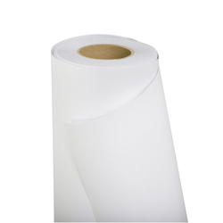 Самоклеящаяся ПВХ-пленка LX/LG, 80 мкм, постоянный серый клей, белая, матовая, 1.27 х 50 м