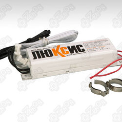 ЭПРА 20-40W х 2 T8 G13, IP65, тёп.запуск 165х47х30 220-240V 50/60Hz с компл.фурнитуры/ ЛЮКСИС