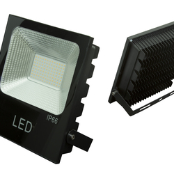 Прожектор бел. 100W LED SMD 3030 7500lm IP65 4000-4500K Ra≥93 INFINILITE BN чёрн. алюм.336х284х65