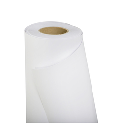 Самоклеящаяся ПВХ-пленка HANKER, 80 мкм, мономерная, постоянный клей, тонкая подложка, белая, глянцевая, 1.07 х 50 м